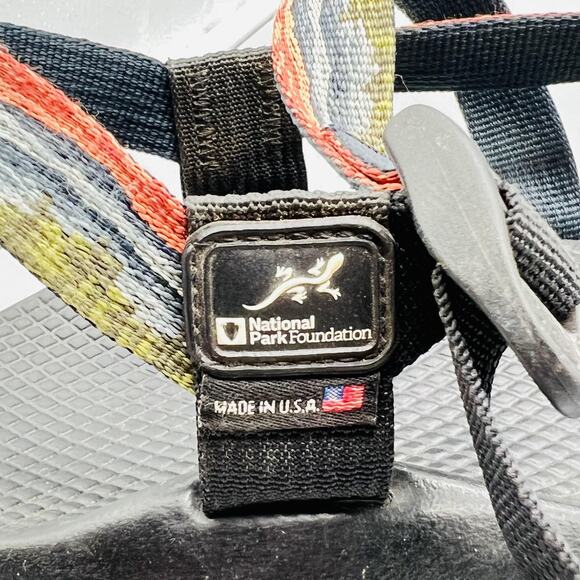 Chaco Sandals Mens 11 Multicolor National Park Z/2 Thong Toe Loop Adjustable main image 8